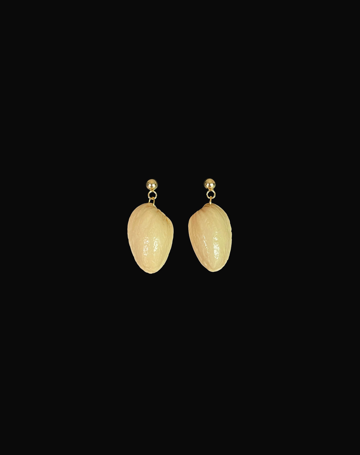 Pistachio Shell Earrings