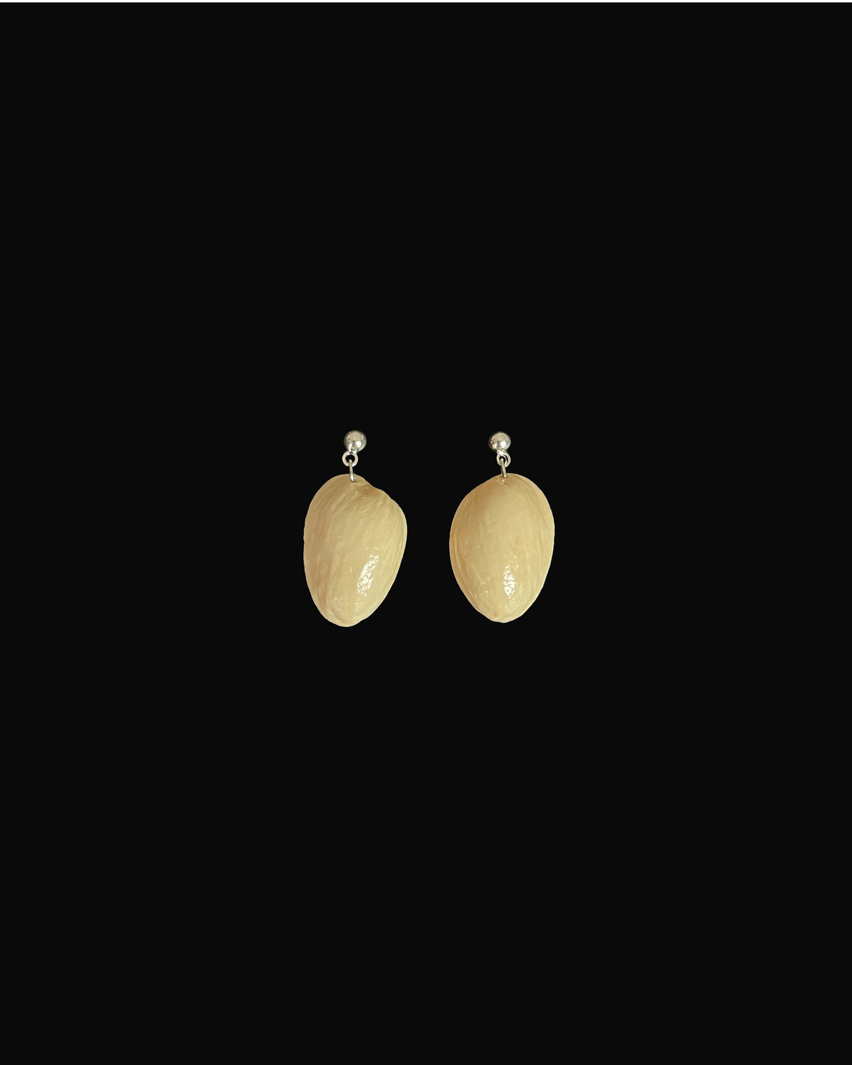 Pistachio Shell Earrings