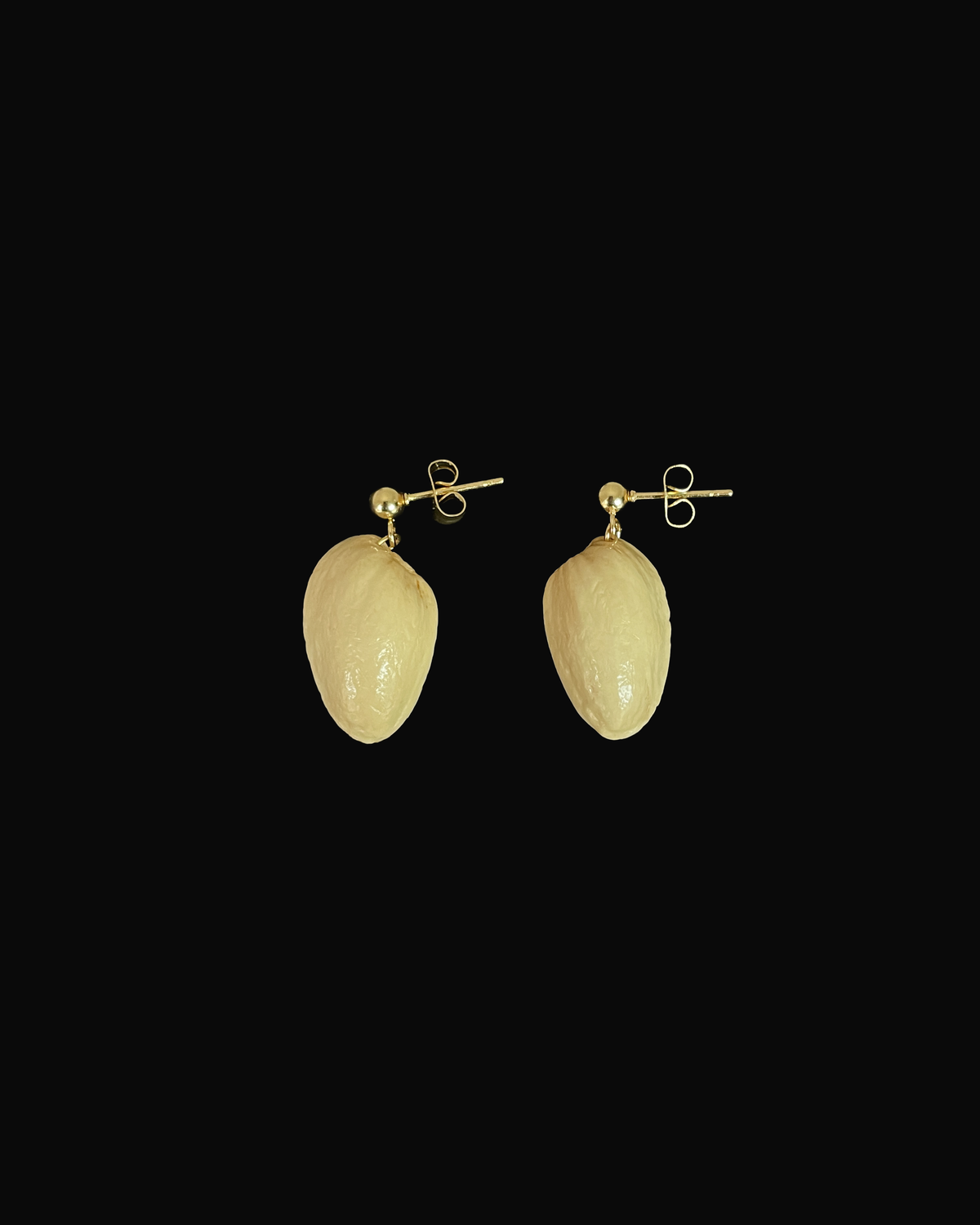 Pistachio Shell Earrings