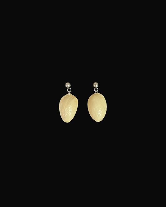 Pistachio Shell Earrings